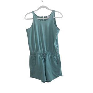 Athleta Girl's Green Sleeveless Athletic Romper Size XXL/16